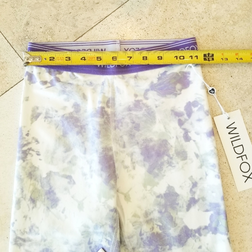 Wild Fox Ombre Tie Dye High Waist Athletic Athleisure Legging Pants NWT - Picture 6 of 15